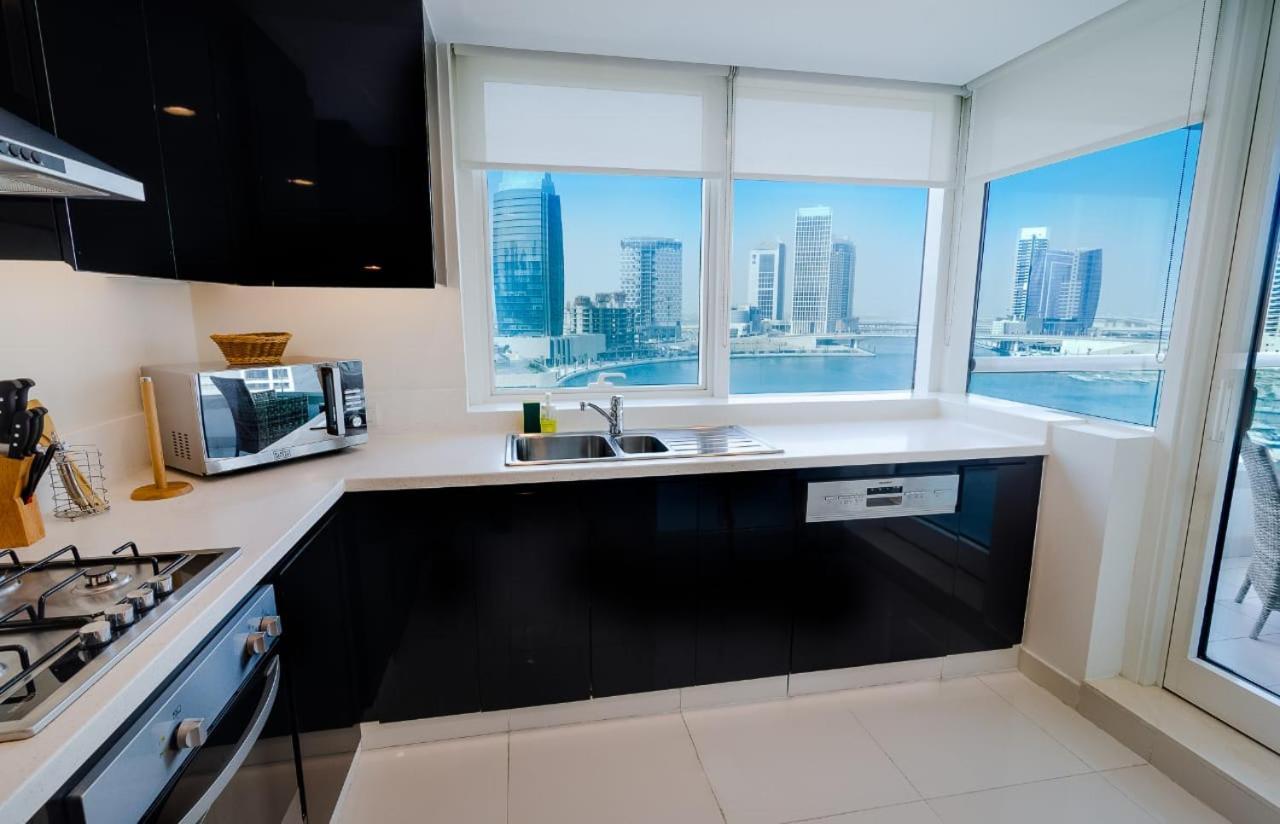 Waterfront Downtown- Damac Maison Canal View Dubaj Zewnętrze zdjęcie