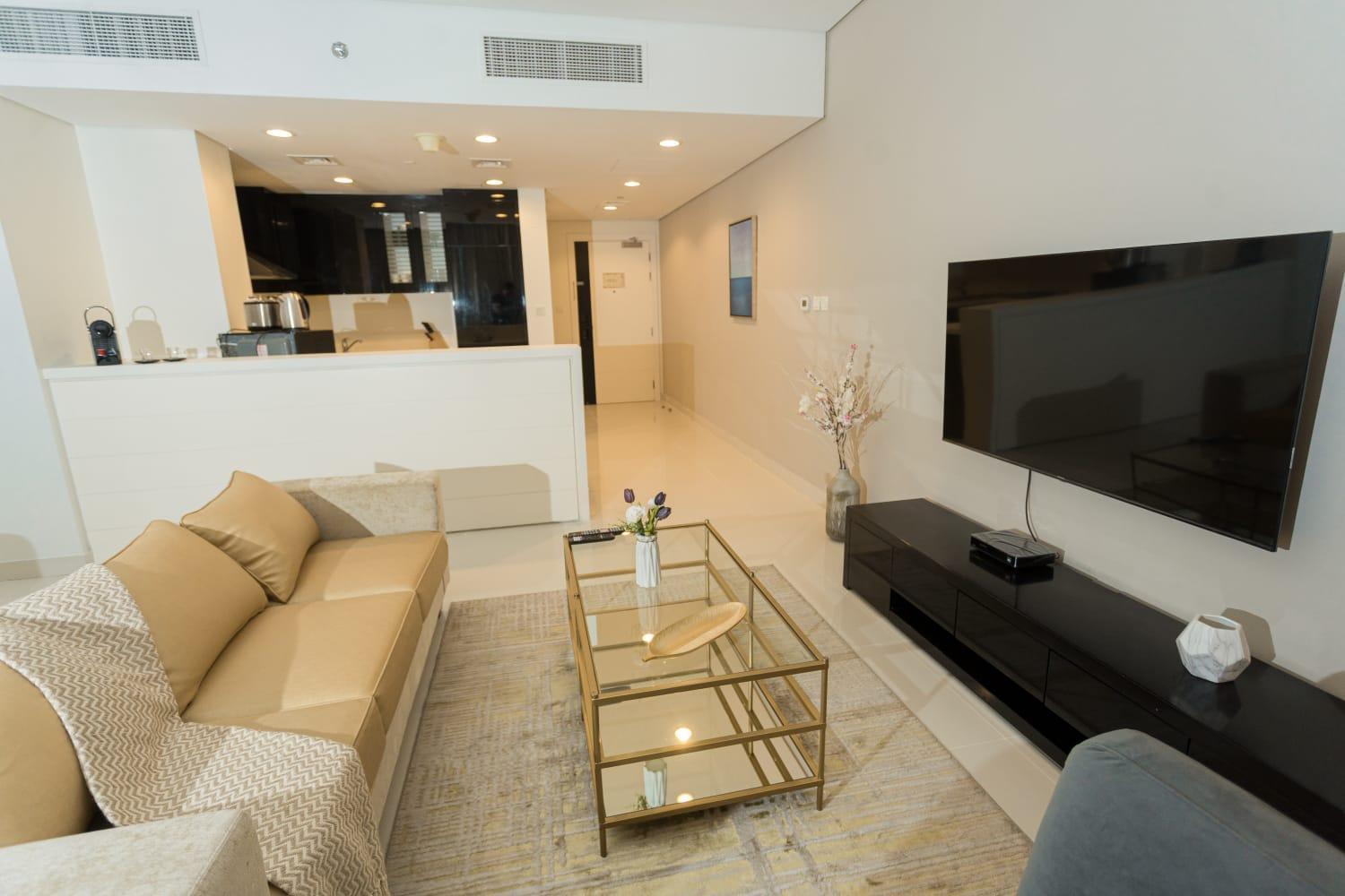 Waterfront Downtown- Damac Maison Canal View Dubaj Zewnętrze zdjęcie