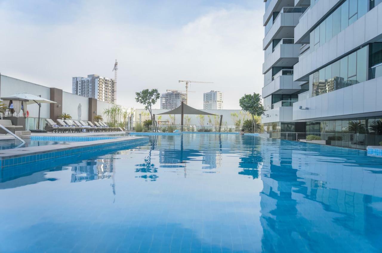 Waterfront Downtown- Damac Maison Canal View Dubaj Zewnętrze zdjęcie